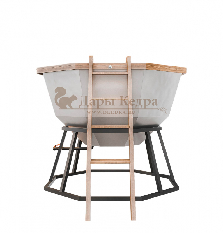 Банный чан из нержавеющей стали Ø-2000 на подставке Банный чан из нержавеющей стали Ø-2000 на подставке